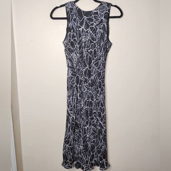 Lauren Ralph Lauren Silk Shift Dress S Floral Sleeveless Garden Wedding - Picture 3 of 5